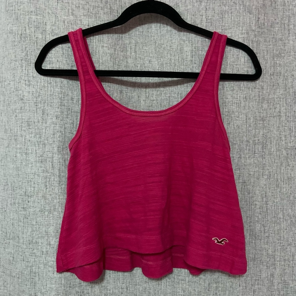 Hollister Pink Crop Top